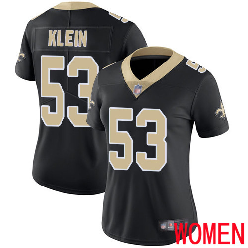 New Orleans Saints Limited Black Women A J  Klein Home Jersey NFL Football #53 Vapor Untouchable Jersey->youth nfl jersey->Youth Jersey